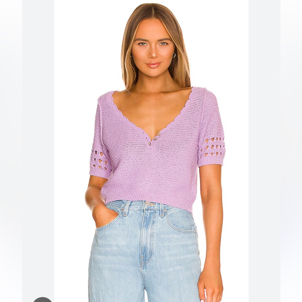Free People Bree Pull Over Top-Medium